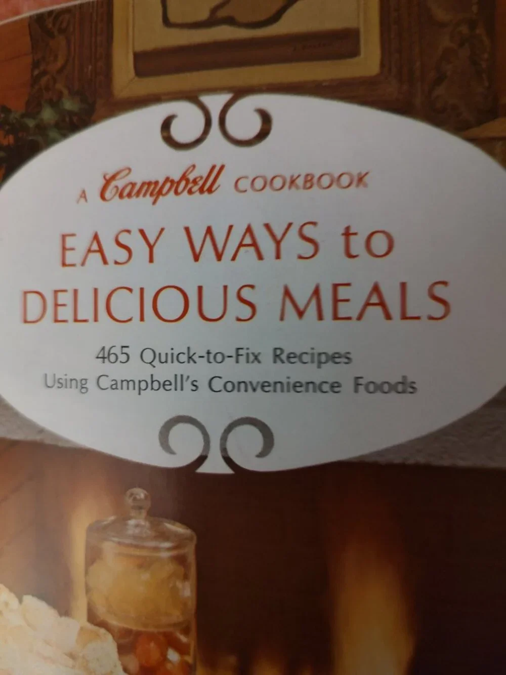 CAMPBELL'S SPIRAL COOKBOOK 1968 Vintage